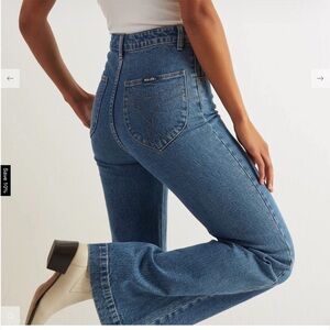 ROLLA'S Eastcoast Flare Jeans Karen Blue size 25 wide leg bell bottom